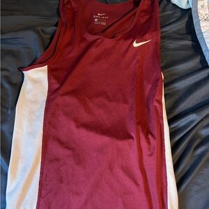 Nike Red Dri-FIT Athletic Tank